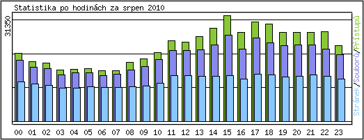 Statistika po hodin�ch