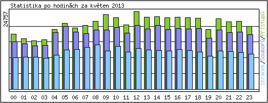 Statistika po hodin�ch