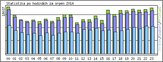 Statistika po hodin�ch