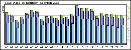 Statistika po hodin�ch