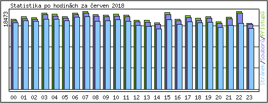 Statistika po hodin�ch