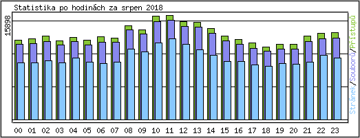 Statistika po hodin�ch