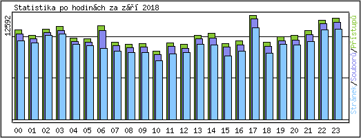 Statistika po hodin�ch