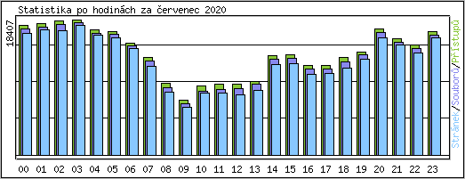 Statistika po hodin�ch