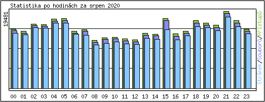 Statistika po hodin�ch